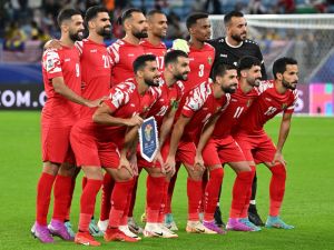 منتخب الأردن (Photo by HECTOR RETAMAL / AFP)