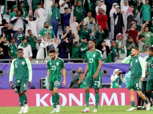 السعودية تؤكد صدارتها للمجموعة (Photo by Giuseppe CACACE / AFP)
