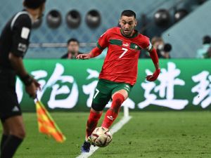 حكيم زياش (Photo by Jewel SAMAD / AFP)