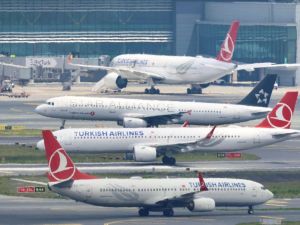 Turkish Airlines cancels flights as Israel faces genocide allegations at ICJ. (Yoruk Isik/Reuters)