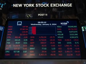 US stocks jump on tech rebound. (Angela Weiss/ AFP)