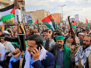 Houthis demonstration