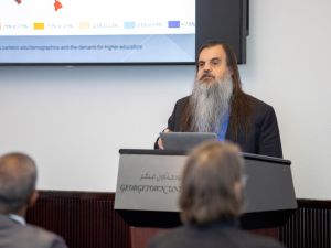 Futurist Alexander Explores the Powerful Role of Higher Education During Climate Crisis and Age of AI at GU-Q