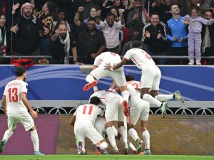 الأردن إلى نهائي كأس آسيا للمرة الأولى في تاريخها (Photo by HECTOR RETAMAL / AFP)
