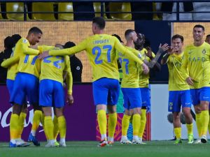 النصر إلى ربع النهائي (Photo by Fayez NURELDINE / AFP)