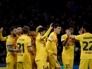 برشلونة يتحدى خيتافي (Photo by Filippo MONTEFORTE / AFP)