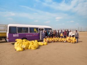 stc concludes a cleaning campaign in collaboration with the Ministry of Municipality