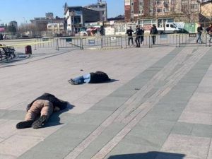صورة تظهر منفذي الهجوم على مجمع المحاكم في إسطنبول