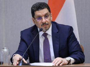 Ahmed Bin Mubarak. Yemen's Foreign Minister