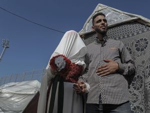 عروسا دير البلح محمود وشيماء