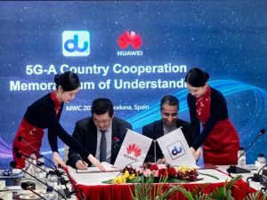 Huawei And Du Sign Strategic Cooperation Mou, Building The 5g Advanced Country