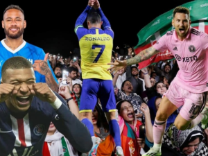 ميسي - رونالدو - مبابي - نيمار