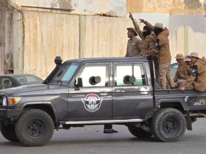 عناصر من الأمن الليبي في العاصمة طرابلس