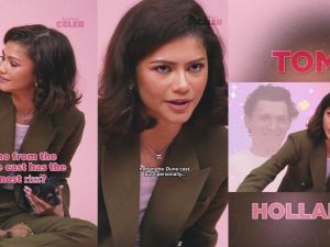 Fans go crazy after Zendaya’s rizz answer "Mr. Tom Holland". (X)
