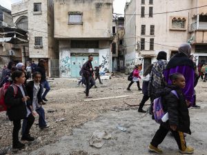 عناصر من جنود الإحتلال الإسرائيلي في مخيم طولكرم