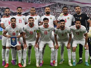 منتخب الأردن (Photo by HECTOR RETAMAL / AFP)