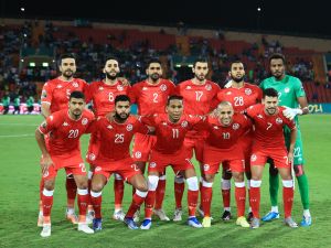 منتخب تونس (Photo by Daniel BELOUMOU OLOMO / AFP)