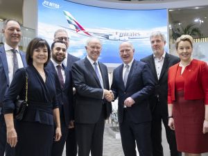 Official Opening Tour delegation including Kai Wegner, Governing Mayor of Berlin, and Franziska Giffey, Senator for Economic Affairs, Energy and Public Enterprises visited Emirates