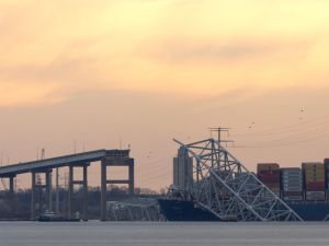 Biden's funding pledge for Key Bridge causes debate