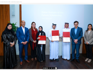 WCM-Q essay competition winners return from US trip
