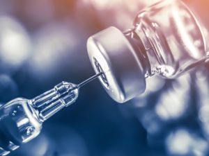 Covid-19 vaccine. (Shutterstock) German man