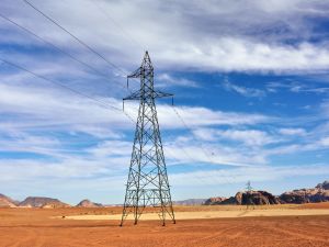 Jordan and Iraq electrical connection