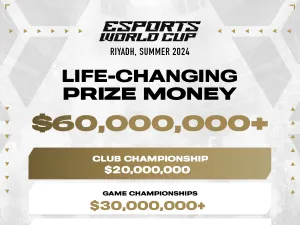 Esports World Cup to Feature Record-Breaking  Prize Pool of More Than $60 Million