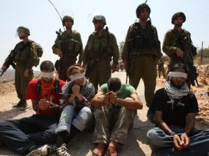 Palestinian prisoners in gaza
