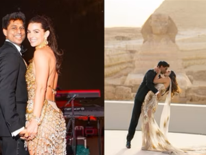 الملياردير الأمريكي الهندي أنكور جين وزوجته إريكا هاموند