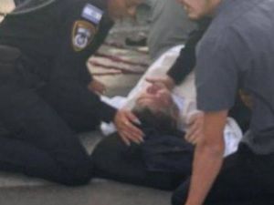 بن غفير بعد اصابته بانقلاب سيارته