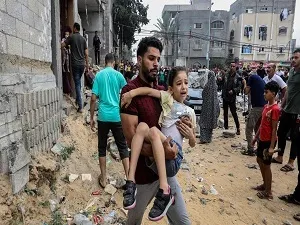 شهداء - غزة - قصف