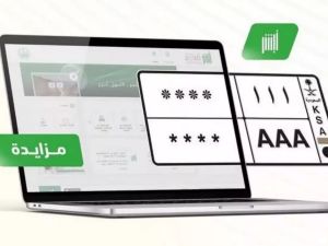 التسجيل في مزاد اللوحات عبر أبشر
