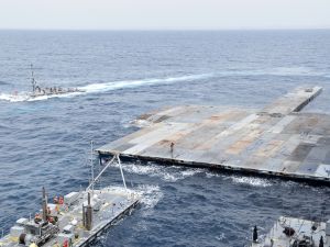 Gaza aid pier