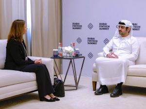 Maktoum bin Mohammed engages with global policy makers and financial industry leaders at the second Dubai FinTech Summit
