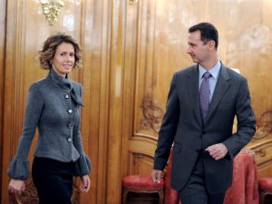 بشار الأسد وزوجته أسماء 