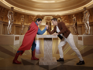 Yas Island's Chief Island Officer Ryan Reynolds Grapples Superman