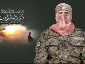 صورة الناطق العسكري باسم كتائب القسام" أبو عبيدة"