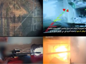 جانب من عمليات القسام الميدانية في قطاع غزة
