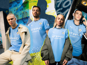 PUMA & MANCHESTER CITY LAUNCH THE 24/25 HOME KIT INSPIRED BY THE 0161 DIALLING CODE.