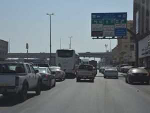  إلغاء 4 إشارات مرورية على طريق الملك سعود