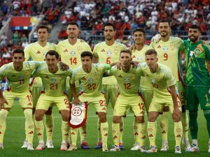 منتخب إسبانيا (Photo by KENZO TRIBOUILLARD / AFP)