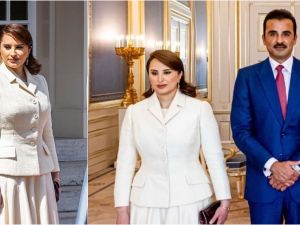 الشيخة جواهر ترافق زوجها الشيخ تميم إلى هولندا