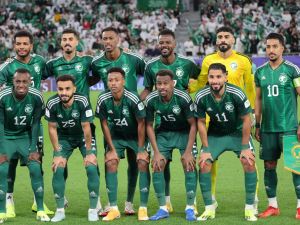 منتخب السعودية (Photo by Giuseppe CACACE / AFP)