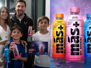 ليونيل ميسي يروج لمشروبه الجديد +Mas  ليونيل ميسي يروج لمشروبه الجديد +Mas