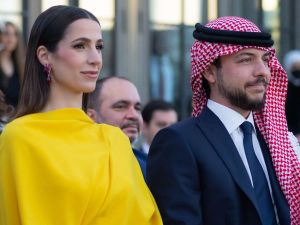 الأمير الحسين والأميرة رجوة  الأمير الحسين والأميرة رجوة