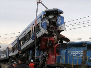 Train collision in Chile