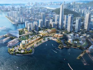 K11 ECOAST Art and Cultural District by the Sea is dedicated to creating a sustainable circular lifestyle（Aerial view for reference）