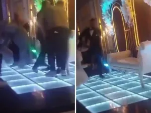 حفل زفاف يتحول إلى معركة 