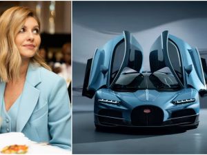 زوجة زيلينسكي تشتري سيارة بوغاتي توربيون زوجة زيلينسكي تشتري سيارة بوغاتي توربيون
