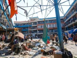 قصف مدارس غزة